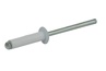 Rebite Pop de Aço Corpo Alumínio Branco 4,0MM
